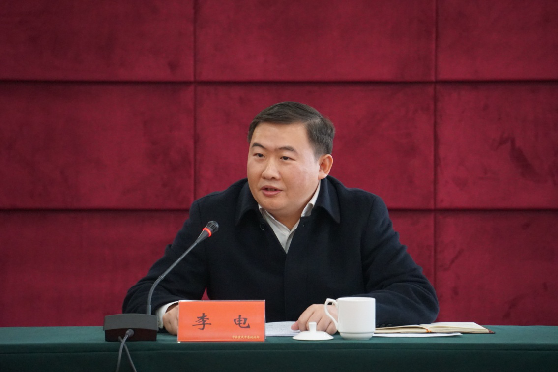 重庆欧美同学会(重庆留学人员联谊会)秘书长李电讲话